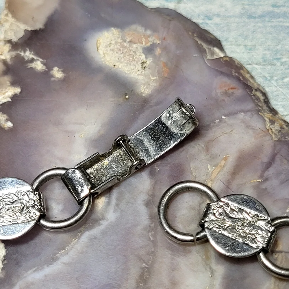 Sarah Coventry Silver Chocker Necklace - Picture 5 of 9
